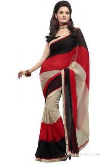 Parchayee Printed Fashion Georgette Sari